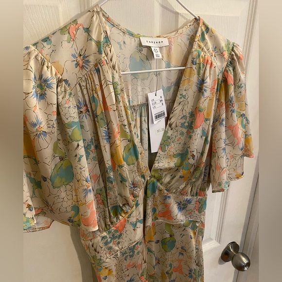 Top Shop floral dress NWT - Picture 2 of 7